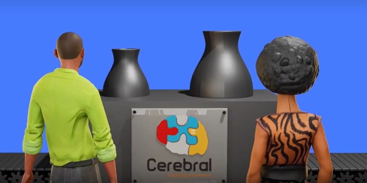 Still from the Cerebral Hub Company 3D animated advert by Utricle Studios